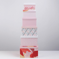 Набор коробок 6 в 1, упаковка подарочная, &laquo;Love&raquo;, 20 х 12.5 х 7.5 ‒ 32.5 х 20 х 12.5 см