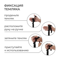 Палки для скандинавской ходьбы ONLYTOP, телескопические, 3 секции, до 135 см, 2 шт., цвет МИКС Палки для скандинавской ходьбы ONLYTOP, телескопические, 3 секции, до 135 см, 2 шт., цвет МИКС