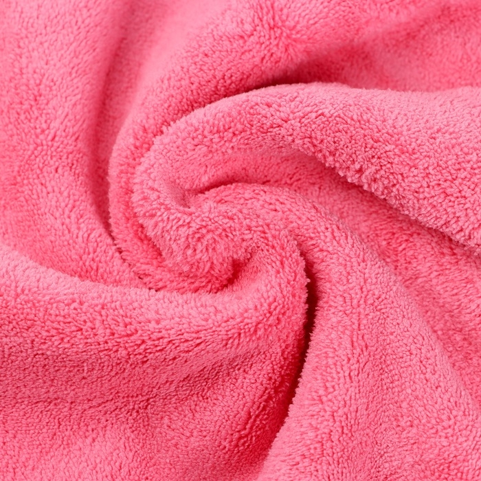 Тряпка для мытья авто, CARTAGE, микрофибра, 800 г/м&sup2;, 30&times;40 cм, розово-серая