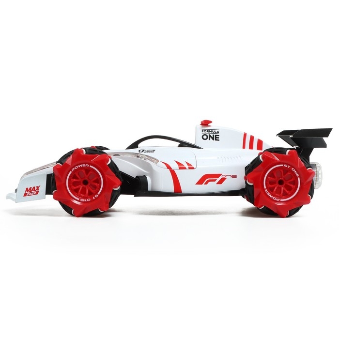 Машина радиоуправляемая &laquo;Формула&raquo;, работает от аккумулятора, эффект дыма, свет, цвет белый