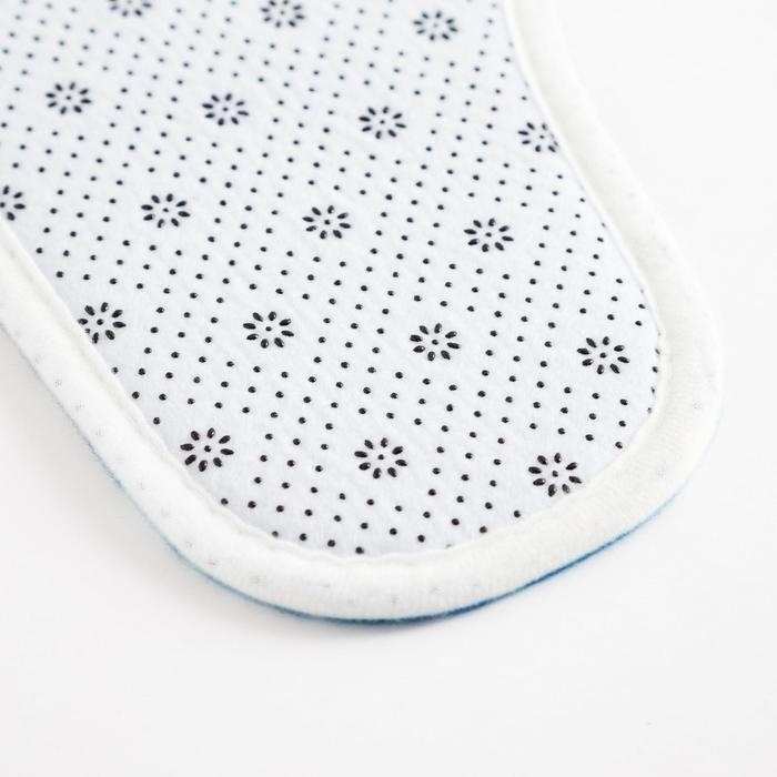 Коврик для ванной Этель "Узор", 50х40 см, велюр