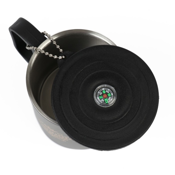 Термокружка, 180 мл, Туризм Термокружка, 180 мл, Туризм "Лучший из лучших", сохраняет тепло 2 ч, компас