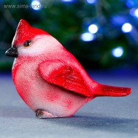 Фигура "Зимородок" красный 6х9х9см Фигура "Зимородок" красный 6х9х9см