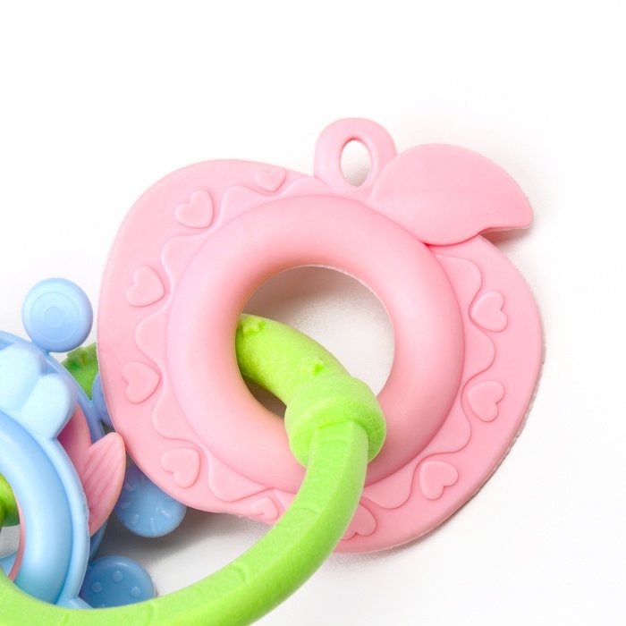 Игрушка для собак Игрушка для собак "Кольцо из морепродуктов", TPR + TPE, 12,5 см, микс цветов