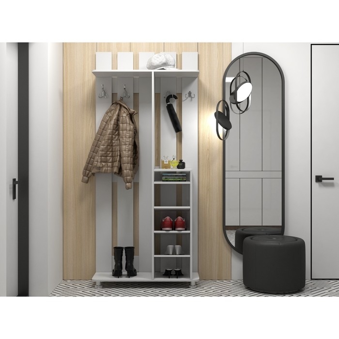 Прихожая Прихожая "Виктория 11", 900 х 330 х 2020, белый