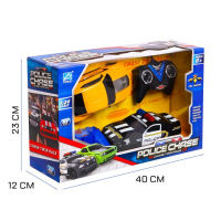 Набор машин радиоуправляемых &laquo;Полицейская погоня&raquo;, 2 шт., 1:24, работают от батареек