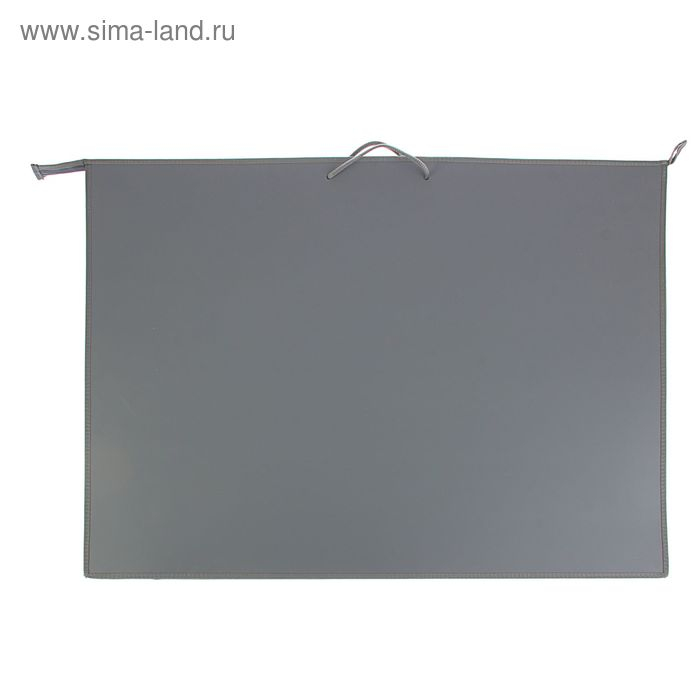 Папка для чертежей и рисунков А1, 900 х 655 х 50 мм, с ручками, пластиковая, молния сверху, ПР 4, 0.9 мм, серая Папка для чертежей и рисунков А1, 900 х 655 х 50 мм, с ручками, пластиковая, молния сверху, ПР 4, 0.9 мм, серая