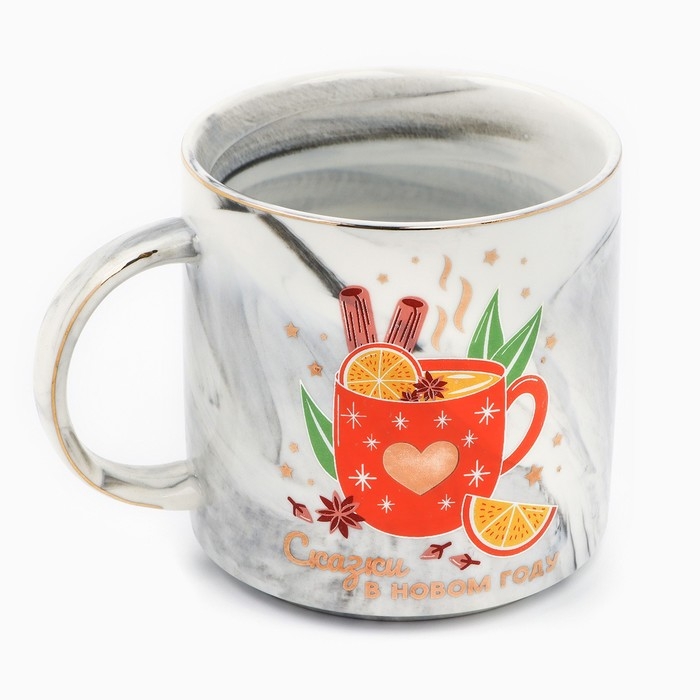 Кружка новогодняя керамическая &laquo;Сказки в Новом году&raquo;, 350 мл