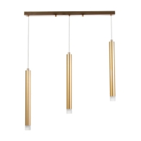 Светильник BayerLux Подвес BayerLuxной "Лейсана" 3хLED 3Вт 4000К золото 50х3х33-203см