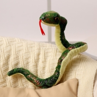 Мягкая игрушка «Змея», 15 см, цвет зелёный Мягкая игрушка «Змея», 15 см, цвет зелёный