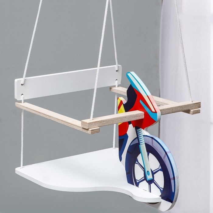 Качели детские &laquo;Мотоцикл&raquo; + Подарок (свисток 1 шт.)