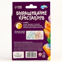 Выращивание кристаллов &laquo;Опыты. Лучистый кристалл&raquo;, цвет жёлтый