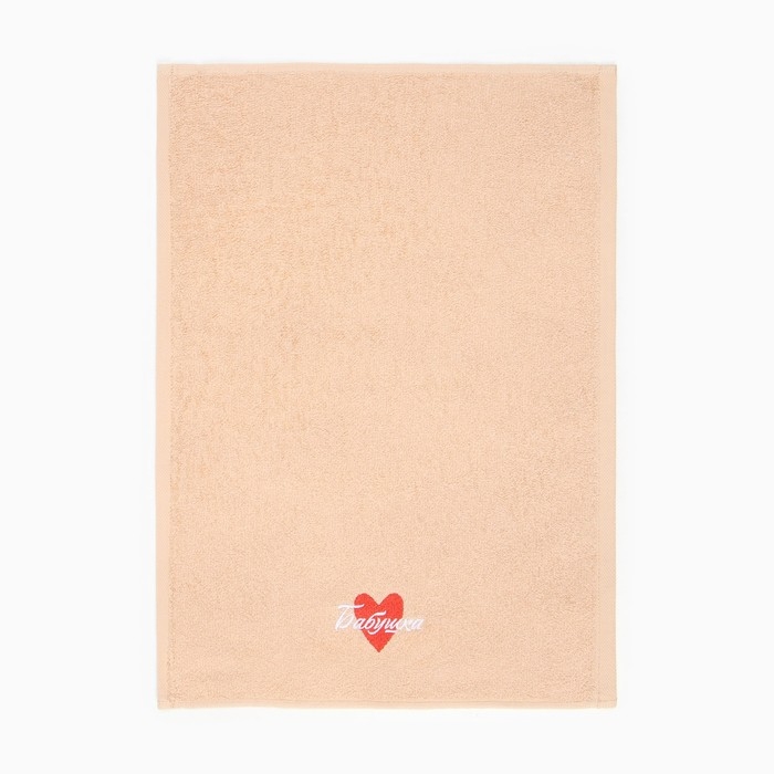 Полотенце махровое Этель "Бабушка" 35х50 см, 100% хлопок, 350 г/м2