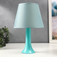 Лампа настольная 13204 1хЕ27 15Вт бирюзовый d=22 см, h=34,5 см RISALUX