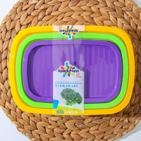 Набор пищевых контейнеров «BioFresh», 3 шт: 500 мл, 1 л, 1.6 л, цвет прозрачный, крышки МИКС Набор пищевых контейнеров «BioFresh», 3 шт: 500 мл, 1 л, 1.6 л, цвет прозрачный, крышки МИКС