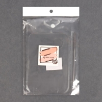 Палитра для смешивания лаков, 10 &times; 15 см, с шабером 15 см, цвет прозрачный глянцевый