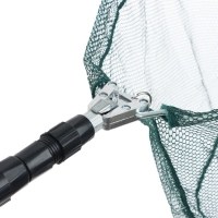 Подсачек складной телескопический Namazu, 150 см, треугольный обод 50 см, капрон