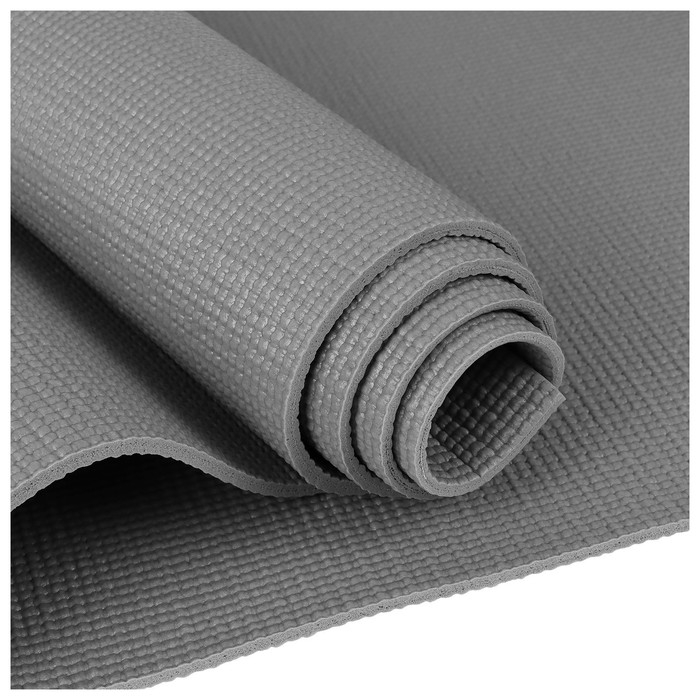 Коврик для йоги Sangh, 173&times;61&times;0,5 см, цвет серый