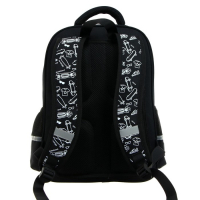 Рюкзак школьный Bruno Visconti, 40 х 30 х 19 см, эргономичная спинка, "Sport Pattern. Скейт"