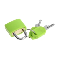 Замок навесной для чемодана, малый, зеленый Замок навесной для чемодана, малый, зеленый
