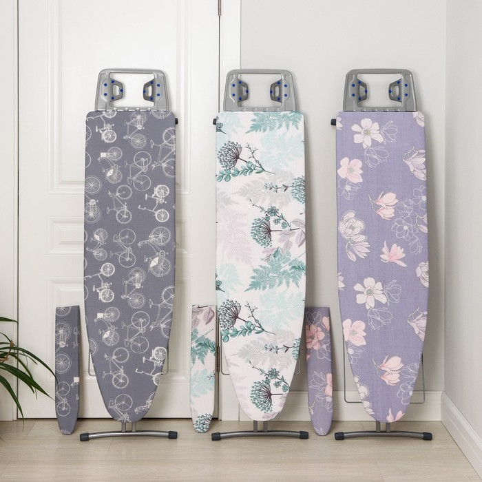 Доска гладильная Nika &laquo;Ника 3+&raquo;, 122&times;34 см, два положения высоты 70,85 см, рисунок микс