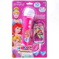 Микрофон музыкальный &laquo;Принцессы&raquo;, звук, свет