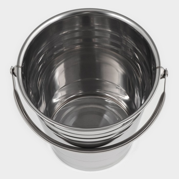 Ведро для льда из нержавеющей стали «Классик», 18,5×17,5×16 см Ведро для льда из нержавеющей стали «Классик», 18,5×17,5×16 см