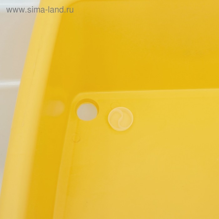 Таз со стиральной доской, 34 л, особо прочный, цвет МИКС