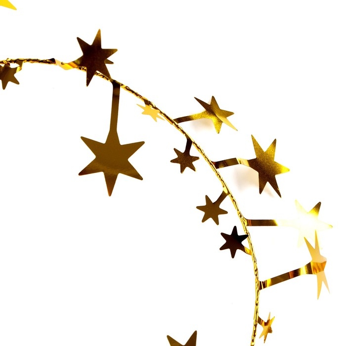 Новый год! Проволока для поделок и декора &laquo;Звёздочка&raquo; длина &mdash; 5 метров, цвет золотой