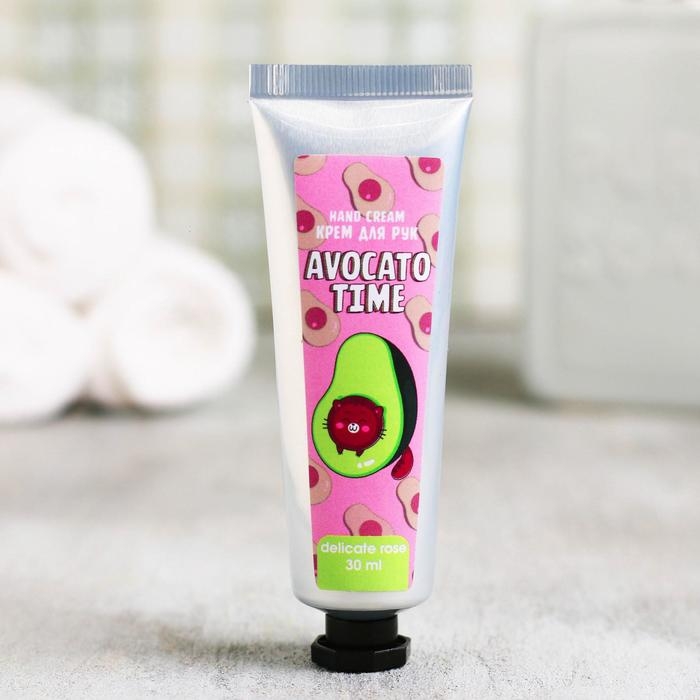 Крем для рук Avokato Time, 30 мл, аромат розы, BEAUTY FOX Крем для рук Avokato Time, 30 мл, аромат розы, BEAUTY FOX