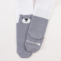 Колготки Крошка Я "Мишка", белый, рост 98-104 см