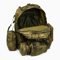 Рюкзак тактический "Storm tactic" мужской, стропы MOLLE, подсумки, 50 л, камуфляж мох Рюкзак тактический "Storm tactic" мужской, стропы MOLLE, подсумки, 50 л, камуфляж мох