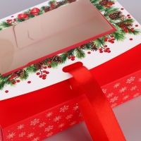 Коробка новогодняя складная &laquo;Счастливого нового года&raquo; 16.5 х 12.5 х 5 см, Новый год