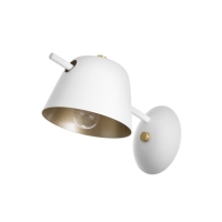 Бра "Фирс" Е27 40Вт бело-золотой 15х28х22 см Бра "Фирс" Е27 40Вт бело-золотой 15х28х22 см