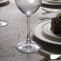 Гирлянда &laquo;Мишура&raquo; 2 м роса, IP20, серебристая нить, 100 LED, свечение белое, USB