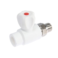 Кран шаровой для радиатора ZEIN, полипропиленовый, прямой, d=20 мм х 1/2" Кран шаровой для радиатора ZEIN, полипропиленовый, прямой, d=20 мм х 1/2"