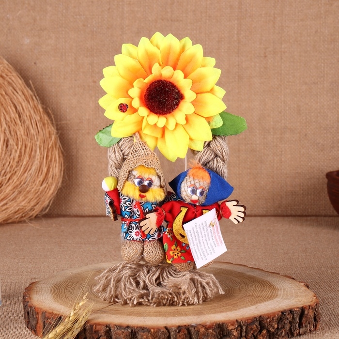 Оберег &laquo;Неразлучника&raquo;, коса изобилия, микс