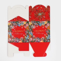 Коробка кондитерская с окном, сундук, «Новогодняя ботаника» 20 х 20 х 20 см, Новый год Коробка кондитерская с окном, сундук, «Новогодняя ботаника» 20 х 20 х 20 см, Новый год