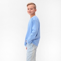 Лонгслив детский MINAKU, цвет голубой, рост 110 см