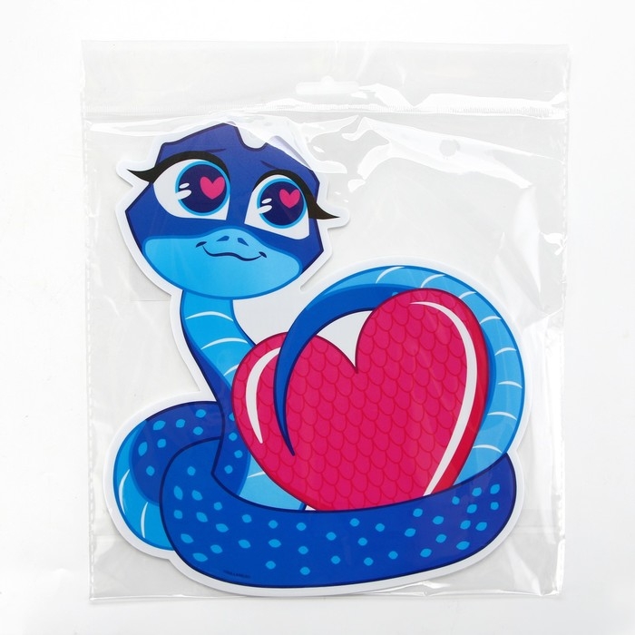 Коврик для мыши новогодний &laquo;Змейка&raquo; , на Новый год, 20,9 х 23,5 см