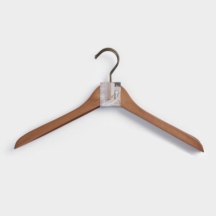 Плечики - вешалки LaDо́m Retro, 44,5&times;1,1&times;25 см, 2 шт, деревянные