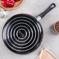 Сковорода Consul, d=28 см, пластиковая ручка, стеклянная крышка, антипригарное покрытие, цвет чёрный Сковорода Consul, d=28 см, пластиковая ручка, стеклянная крышка, антипригарное покрытие, цвет чёрный