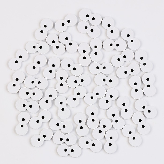 Глаза, набор 50 шт., размер 1 шт. &mdash; 2 &times; 1 см