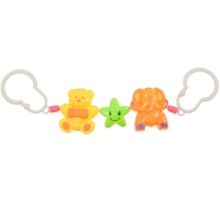 Растяжка на коляску/кроватку &laquo;Мишка, звезда, слоник&raquo;, 3 игрушки, Крошка Я