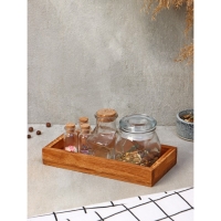 Подставка - органайзер деревянная Adelica, 18,5&times;9,5&times;2,5 см, дуб