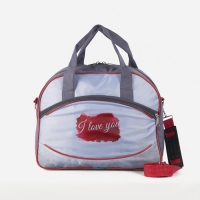 Чемодан малый 20" с сумкой, отдел на молнии, наружный карман, цвет серый