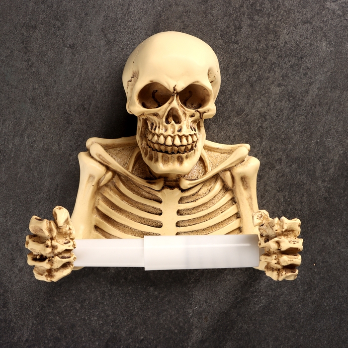 Держатель для туалетной бумаги Держатель для туалетной бумаги "Скелет"