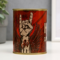 Носки в банке "Для крутого парня" (внутри носки мужские, цвет чёрный)