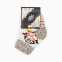 Носки детские шерстяные «Пингвин», цвет белый, размер 10 Носки детские шерстяные «Пингвин», цвет белый, размер 10