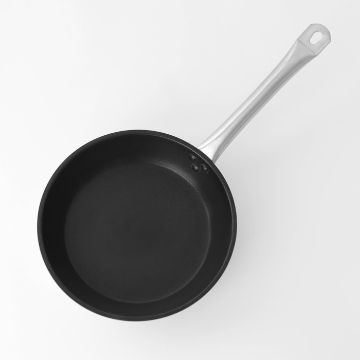 Сковорода из нержавеющей стали Hanna Kn&ouml;vell, d=26 см, h=5 см, толщина стенки 0,6 мм, длина ручки 25 см, антипригарное покрытие, индукция